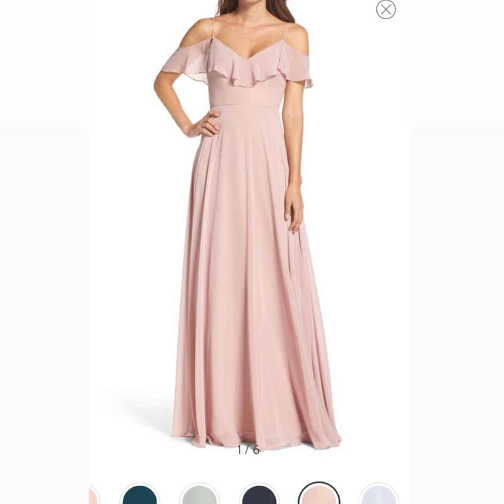 Jenny Yoo Whipped Apricot Size 14 Gown